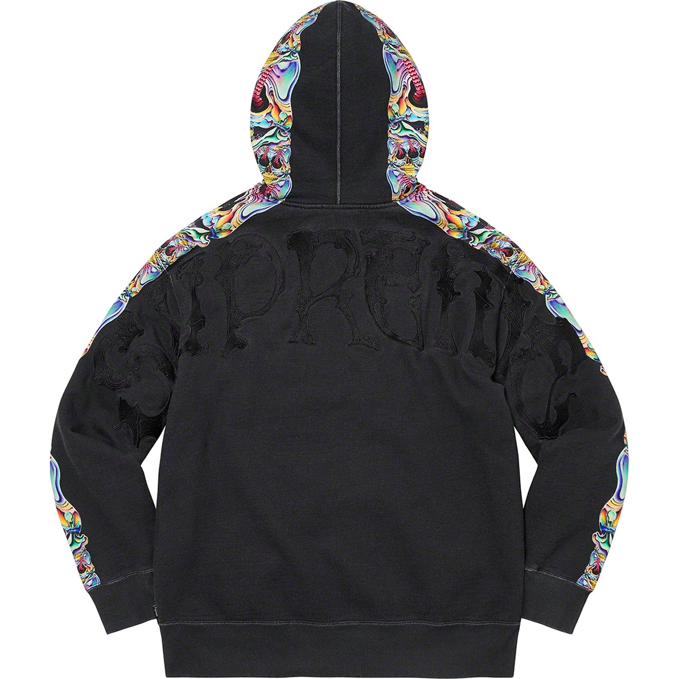 Skulls Zip Up Hooded Sweatshirt view 11